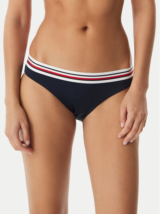 Tommy Hilfiger Tommy Hilfiger Bikinio apačia UW0UW06355 Tamsiai mėlyna