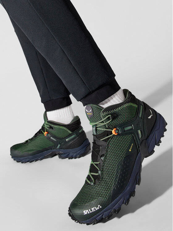 Salewa Salewa Pārgājienu apavi Ms Ultra Flex 2 Mid Gtx GORE-TEX 61387 Zaļš