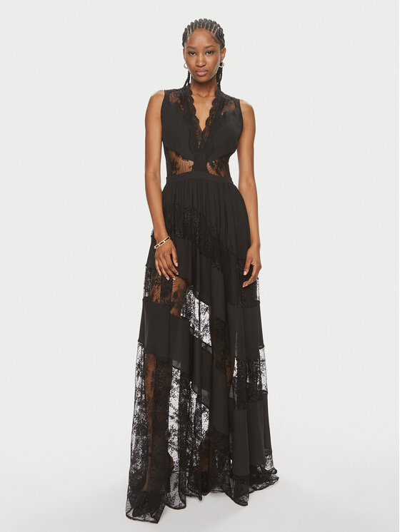 Babylon Babylon Abendkleid EL0725 Schwarz Regular Fit