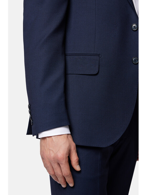 Lancerto Lancerto Garnitur Kannedy GA073124000004 Granatowy Slim Fit