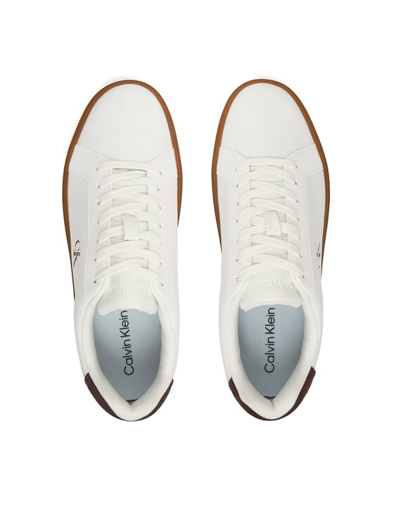 Calvin Klein Calvin Klein Sneakers Classic Cupsole Laceup Lth YM0YM01435 Bianco
