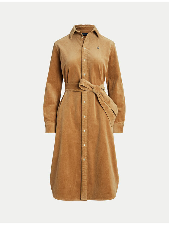 Polo Ralph Lauren Polo Ralph Lauren Haljina košulja 211941474003 Bež Regular Fit