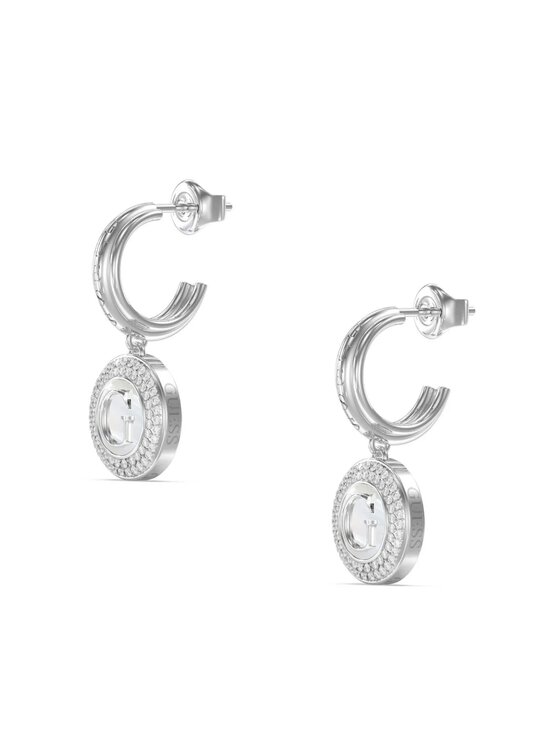Guess Guess Kolczyki JUBE06210JW Srebrny