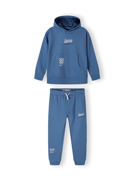 Bluza MINOTI, Rozmiar 104/110, Niebieski, 23fleece122