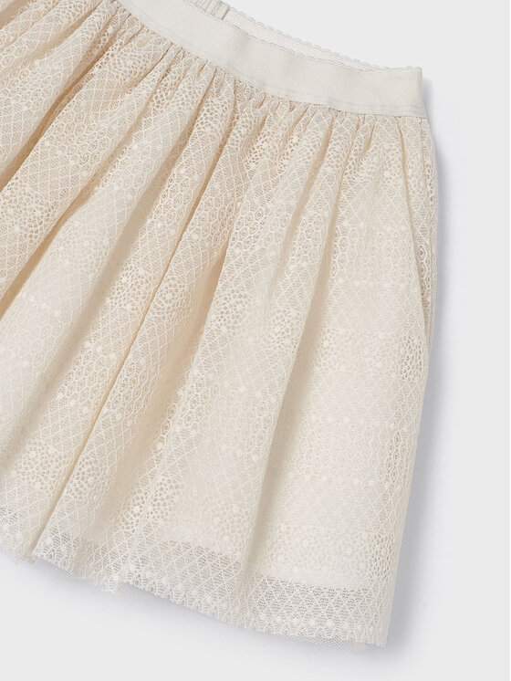 Mayoral Mayoral gonna di tulle 3901 Beige Regular Fit