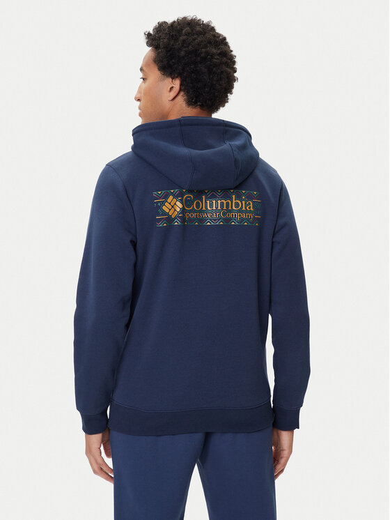 Columbia Columbia Majica dugih rukava 2137182 Tamnoplava Regular Fit