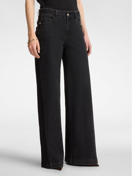 Elena Mirò Elena Mirò Jeans P494P000320N033 Nero Flare Fit