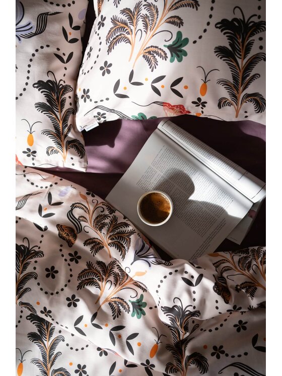 White pocket White pocket Komplet pościeli we wzory Kolorowy