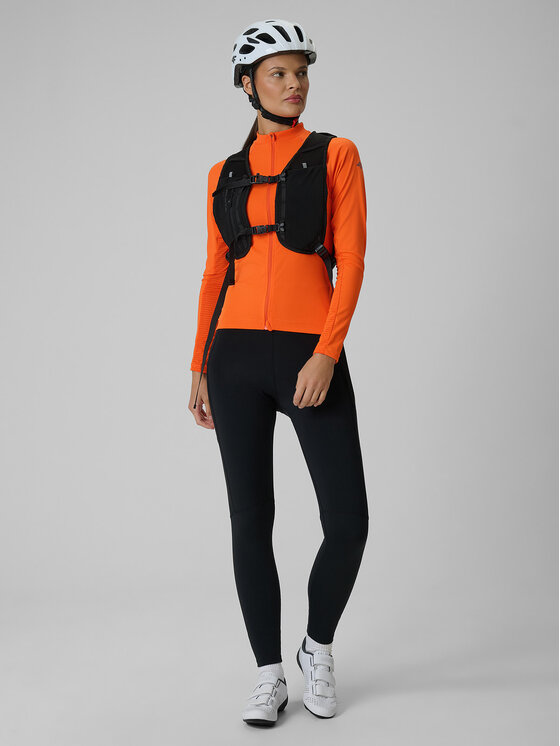 4F 4F Koszulka rowerowa ALTERNATIVE PATH Pomarańczowy Slim Fit