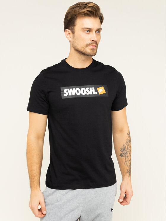 Nike Nike T-Shirt NSW Tee Swoosh AR5027 Schwarz Standard Fit