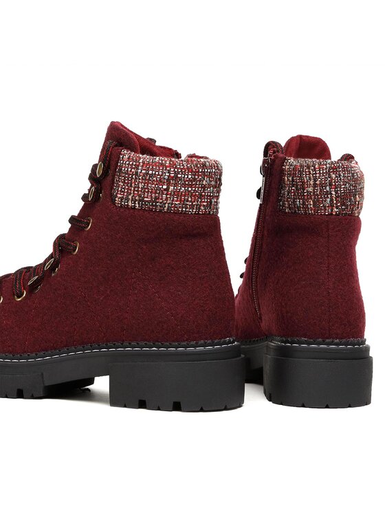 Jenny Fairy Jenny Fairy Черевики WS5579-45 Бордовий