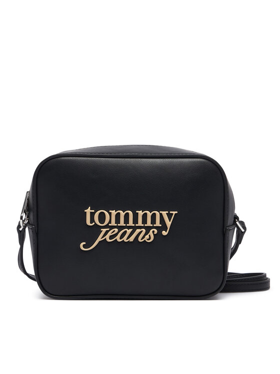 Tommy Jeans Geantă Tjw Must Camera Bag AW0AW19049 Negru
