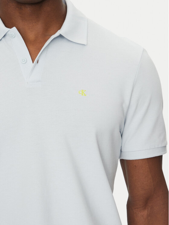 Calvin Klein Jeans Calvin Klein Jeans Polo majica LV040EM269 Svetlo modra Regular Fit