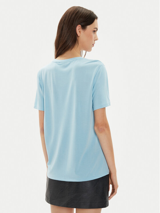 Pieces Pieces T-krekls Anora 17148789 Zils Regular Fit