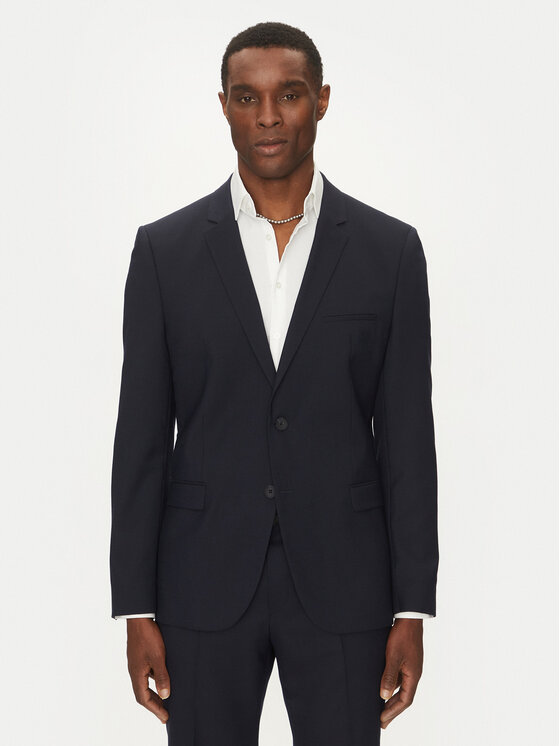 HUGO HUGO Costum Arti/Hesten232X 50533268 Bleumarin Extra Slim Fit