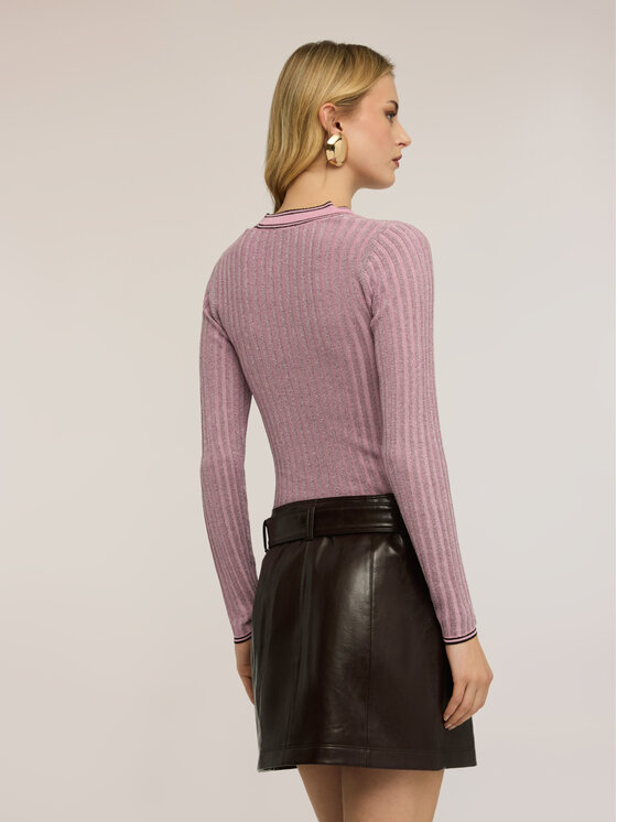 Motivi Motivi Sweter M154W003853N0R6 Różowy Regular Fit