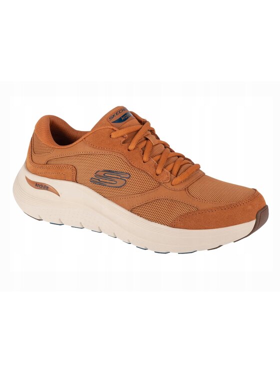 Sneakersy Skechers, Rozmiar 45, Brązowe, 232702-WSK