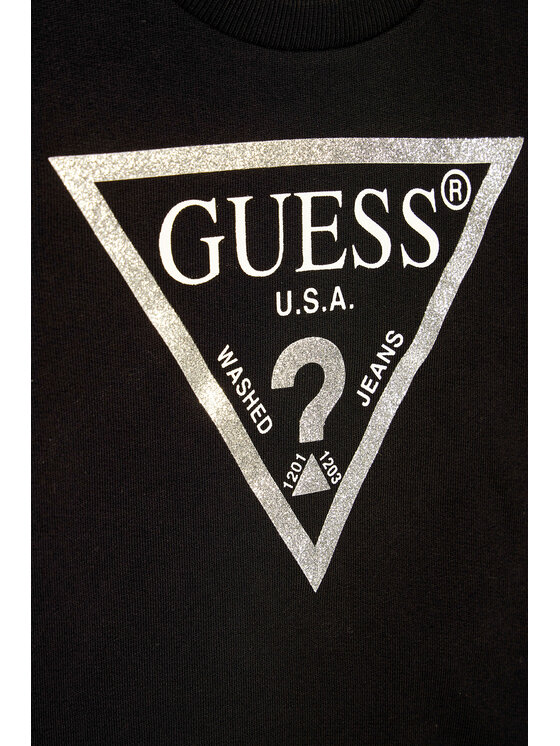 Guess Суитшърт Triangle Logo K74Q12 K5WK0 Черен Regular Fit | Modivo.bg