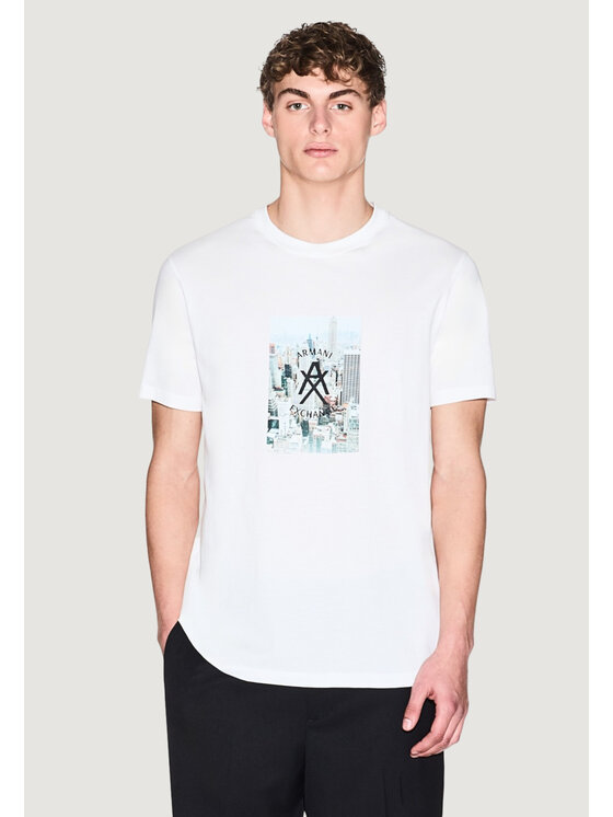 Armani Exchange Armani Exchange T-Shirt XM002214 AF10356 Biały Casual Fit