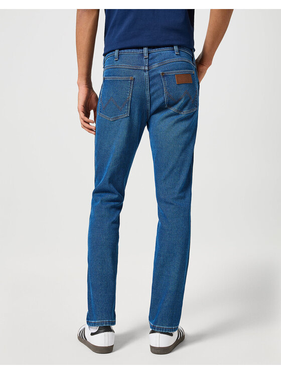 Wrangler Wrangler Jeansy LARSTON Niebieski Slim Fit