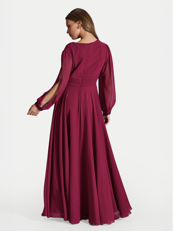 Swing Swing Rochie de seară 5AI17100 Vișiniu Regular Fit