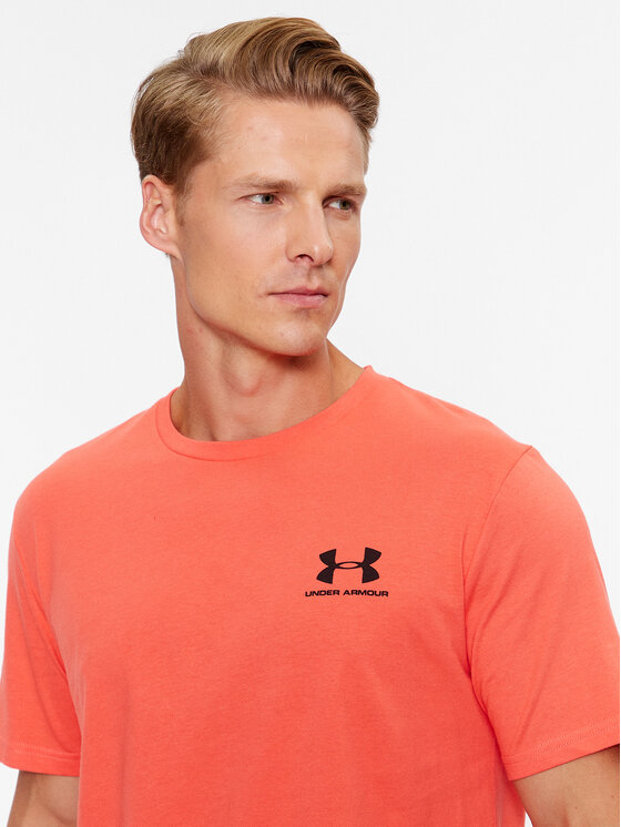 Under Armour Under Armour T-shirt Ua M Sportstyle Lc Ss 1326799 Rosso Loose Fit