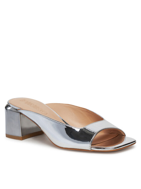 PINKO PINKO Şlapi Kai 06 SD0049 P005 Argintiu