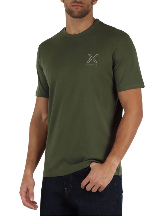 Richmond X Richmond X T-shirt UMA24001TS Verde Regular Fit