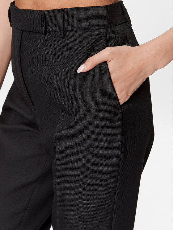 Calvin Klein Calvin Klein Spodnie materiałowe Essential K20K205816 Czarny Slim Fit