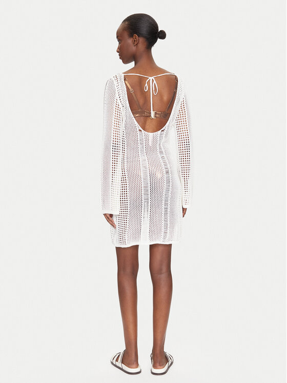 Hunkemöller Hunkemöller Obleka za na plažo Crochet 206710 Bež Regular Fit