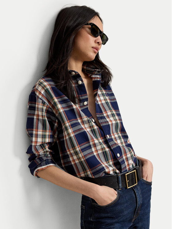 Polo Ralph Lauren Polo Ralph Lauren Πουκάμισο 211971515502 Σκούρο μπλε Relaxed Fit