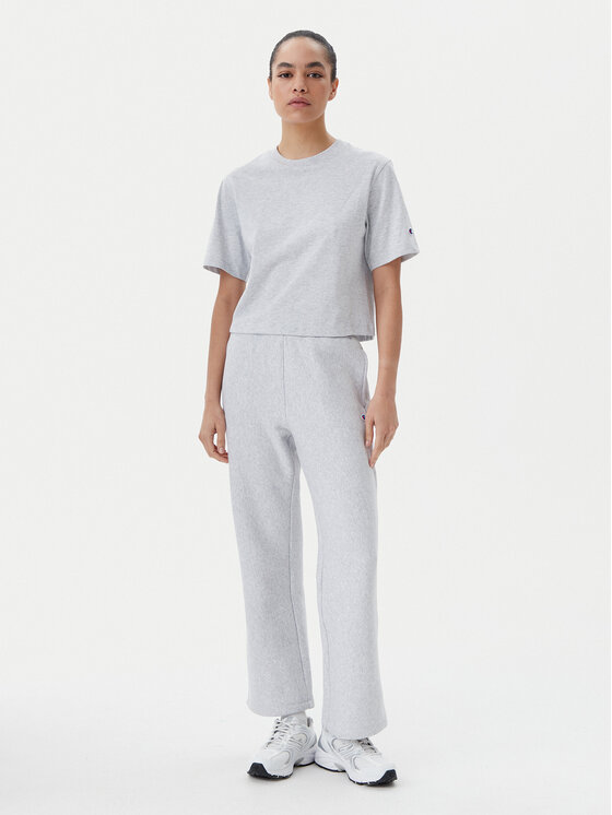 Champion Champion Тишърт 117874 Сив Regular Fit