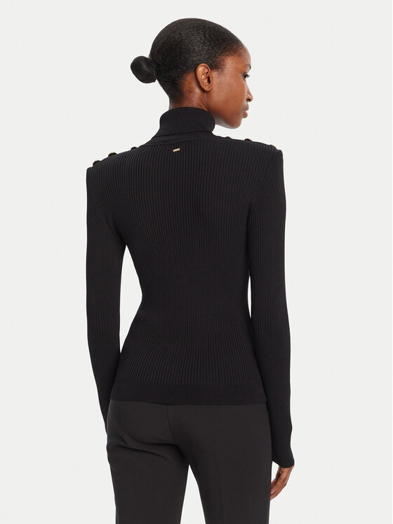 Gaudi Gaudi Rollkragenpullover 521FD53037 Schwarz Regular Fit