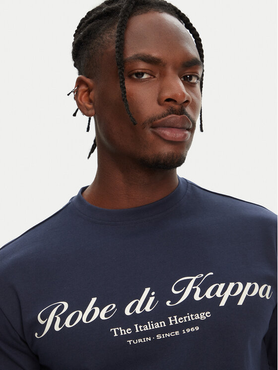Robe di Kappa Robe di Kappa T-Shirt Robe Giovani Tozeur 61151CW Granatowy Regular Fit