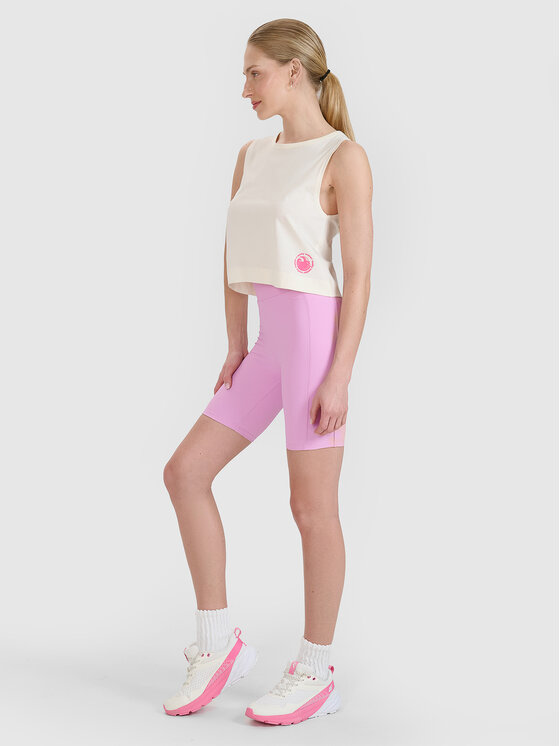4F 4F Szorty sportowe MIDSHOP TEXTILE Różowy Slim Fit