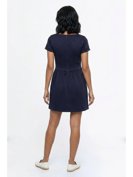 FIGL FIGL Sukienka codzienna M1366 Granatowy A-Line Fit