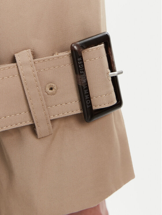 Tommy Hilfiger Tommy Hilfiger Trenčas WW0WW43933 Smėlio Regular Fit