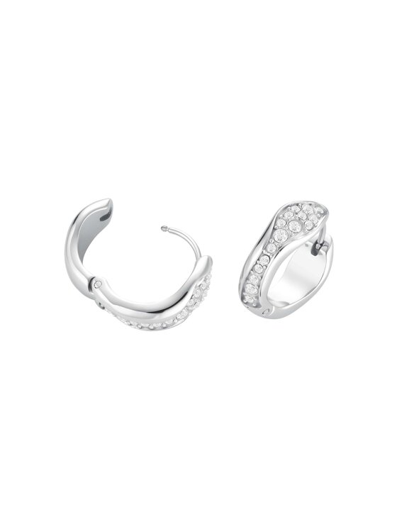 Rosefield Rosefield Kolczyki Pavé Collection Srebrny