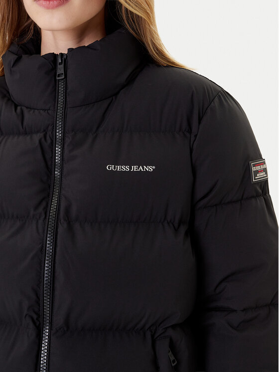 Guess Jeans Guess Jeans Winterjacke W4BL21 WGII2 Schwarz Regular Fit