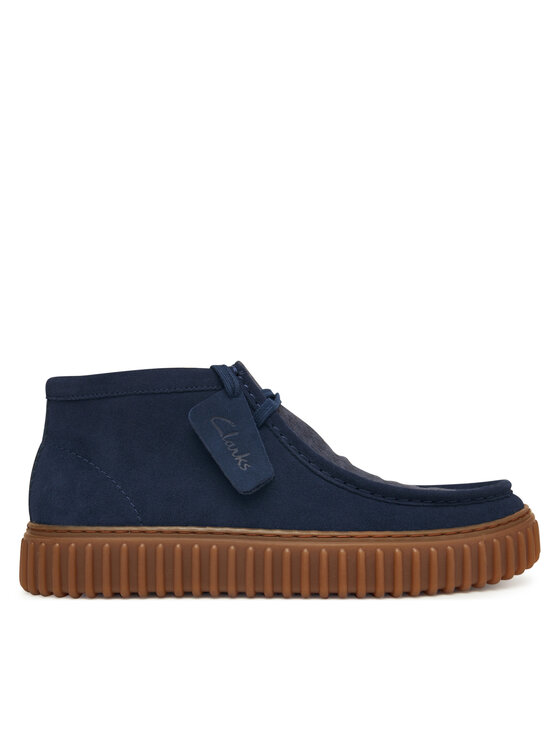 Clarks Clarks Kotníková obuv Torhill Hi 26183427 Tmavomodrá