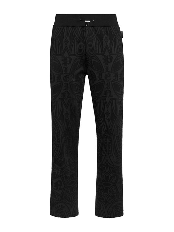 PHILIPP PLEIN PHILIPP PLEIN Spodnie dresowe 25989 Czarny Jogger Fit