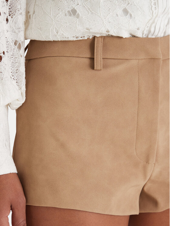 Bardot Bardot Dirbtinės odos šortai Jayla 60059PB2 Žydra Slim Fit