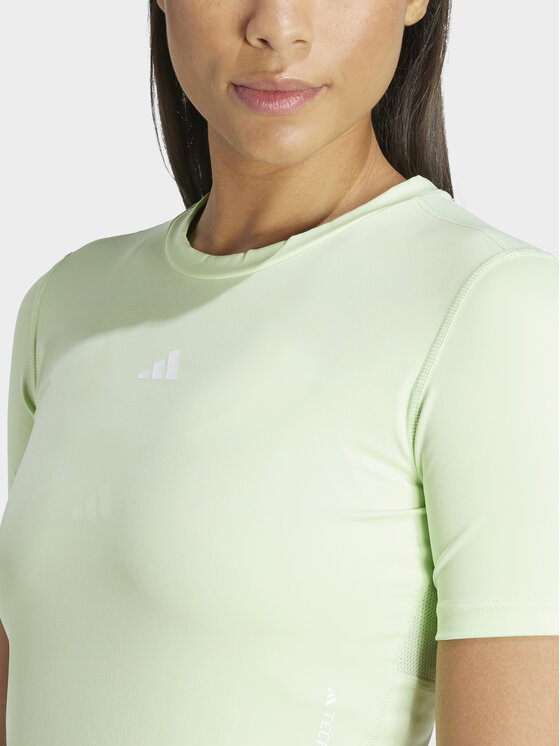 adidas adidas Tehnička majica Techfit Training IT6742 Zelena Slim Fit
