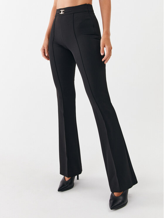 Liu Jo Liu Jo Stoffhose CF3144 T2527 Schwarz Slim Fit