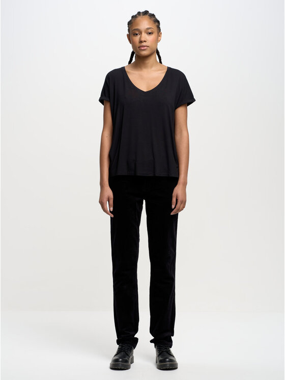 BIG STAR BIG STAR T-Shirt valeria_906 Czarny Basic Fit