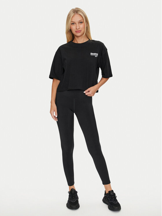 Reebok Reebok T-särk Rie Tee 100075953 Must Regular Fit