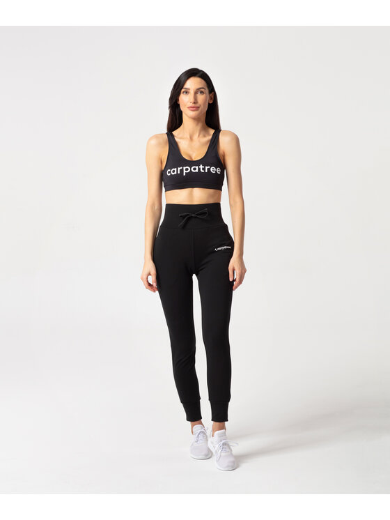 Carpatree Carpatree Spodnie dresowe BelleSweatpants Czarny Fitted Fit