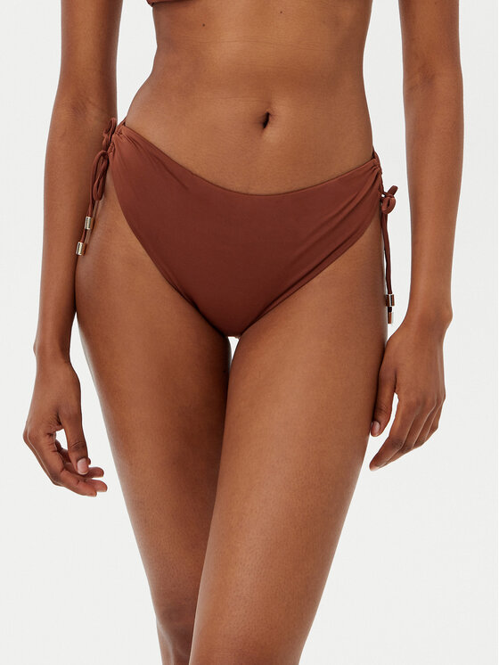 Max Mara Beachwear Μπικίνι κάτω μέρος Sandra 2516821109 Καφέ