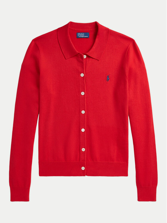Polo Ralph Lauren Polo Ralph Lauren Kardigan 211959285002 Crvena Slim Fit