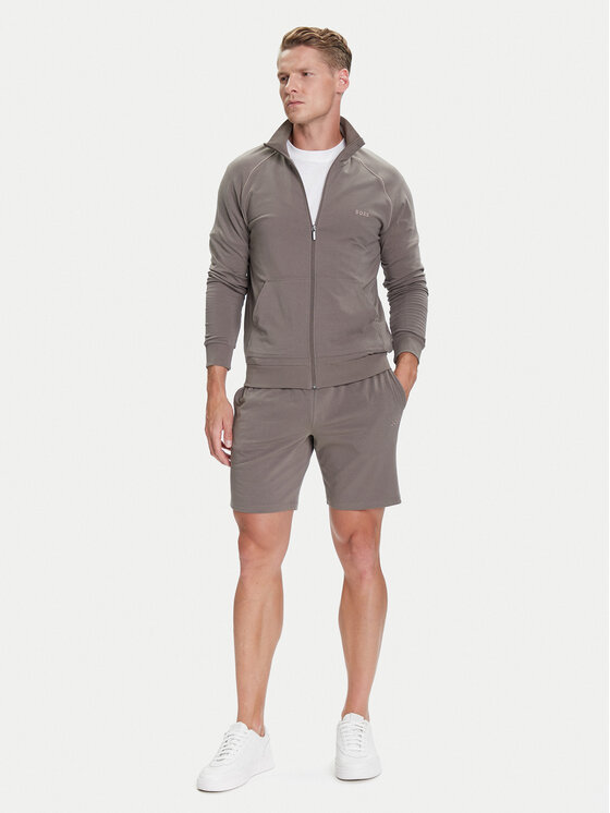 BOSS BOSS Szorty sportowe Mix&Match 50515314 Brązowy Regular Fit